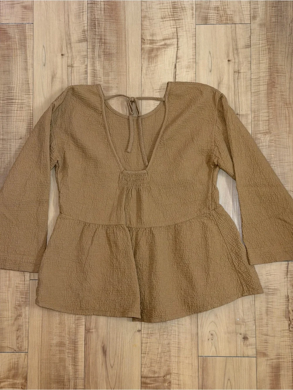 Madewell lightspun peplum